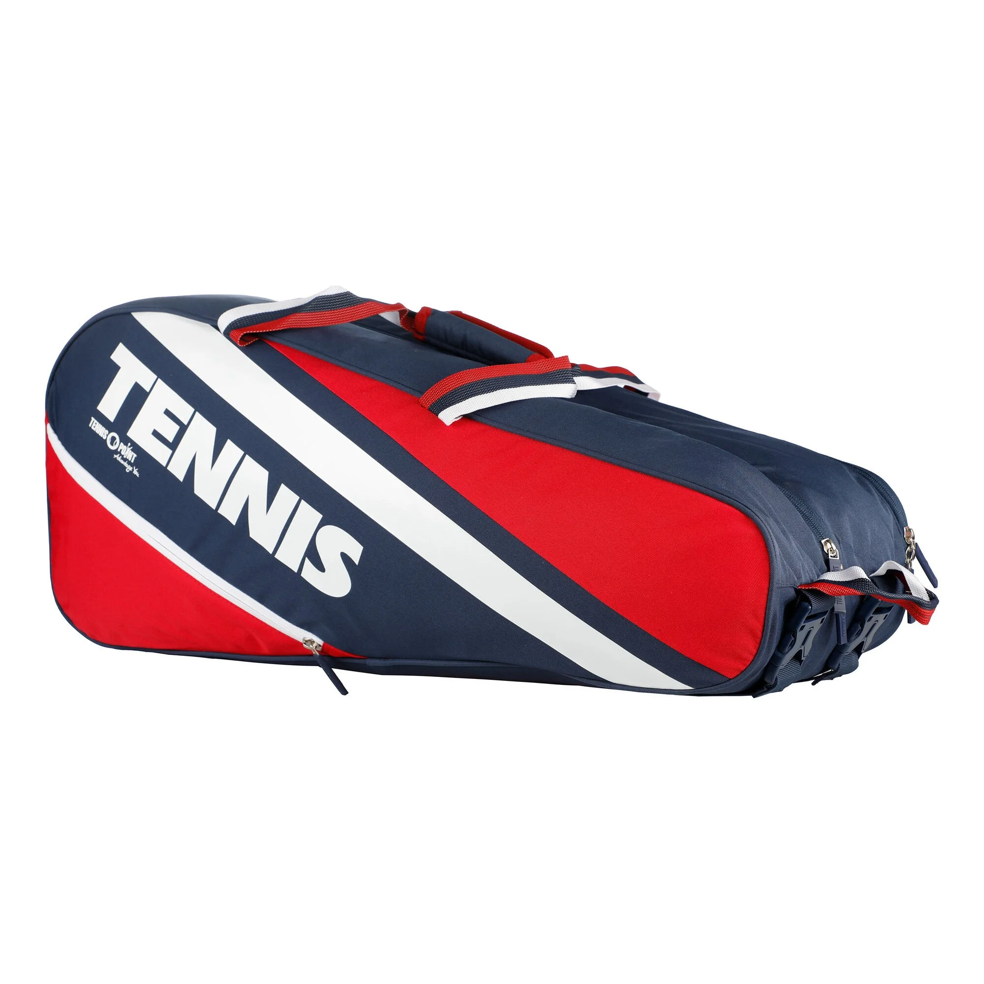 Tennis-Point Classic 6R Borsa Per Racchetta - Blu Scuro, Multicolore - immagine 3