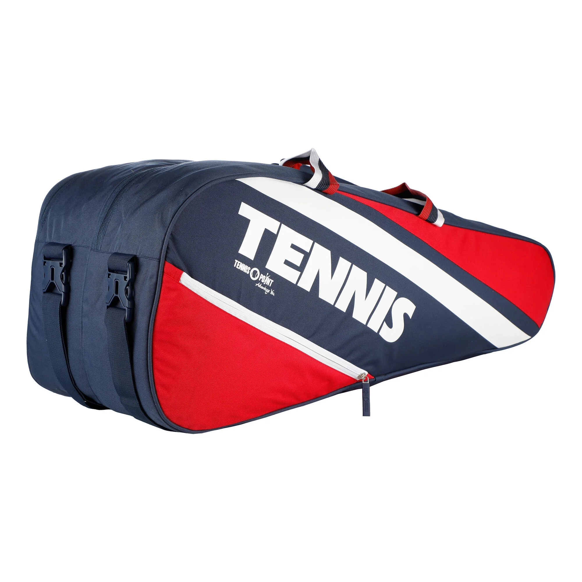 Tennis-Point Classic 6R Borsa Per Racchetta - Blu Scuro, Multicolore - immagine 4