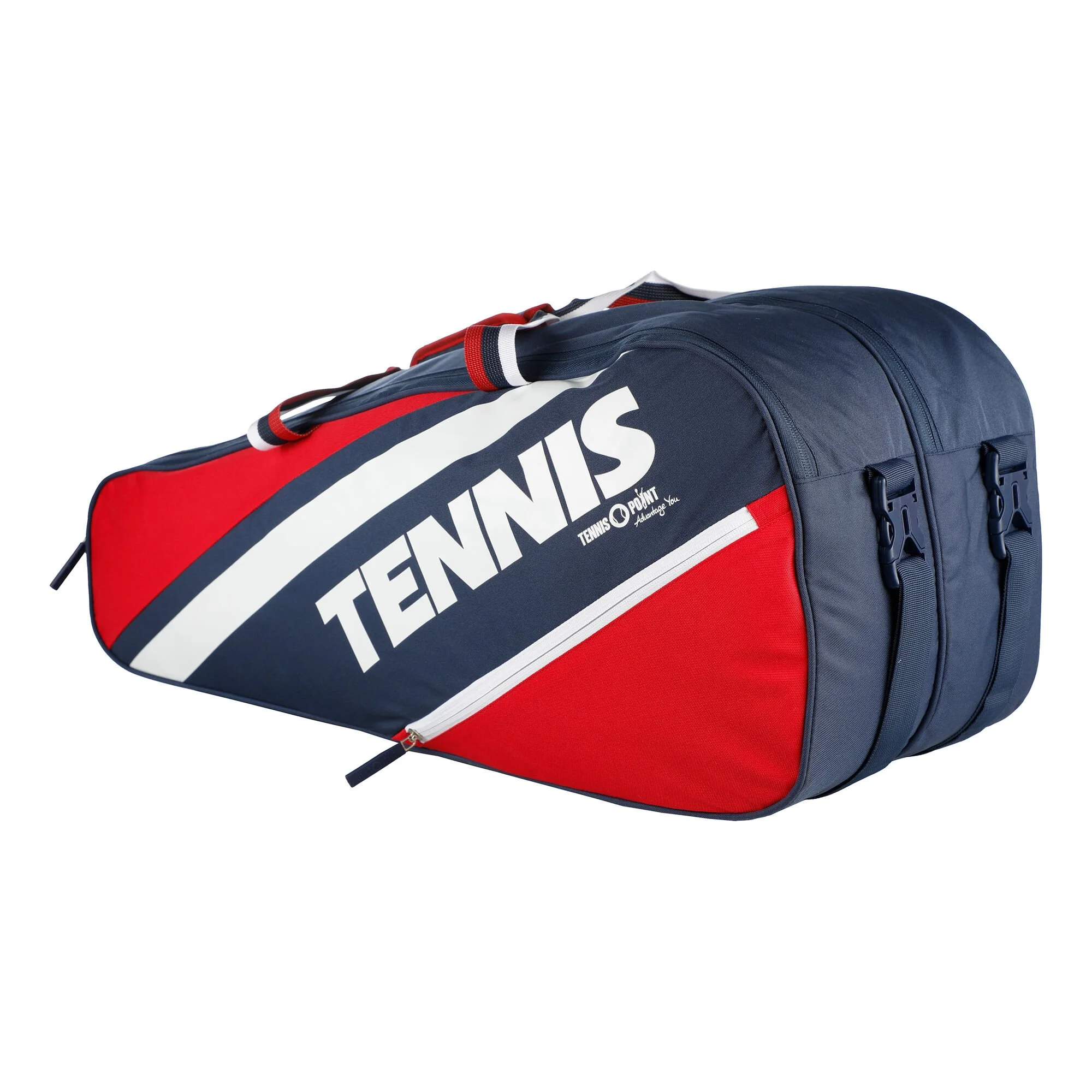 Tennis-Point Classic 6R Borsa Per Racchetta - Blu Scuro, Multicolore - immagine 15