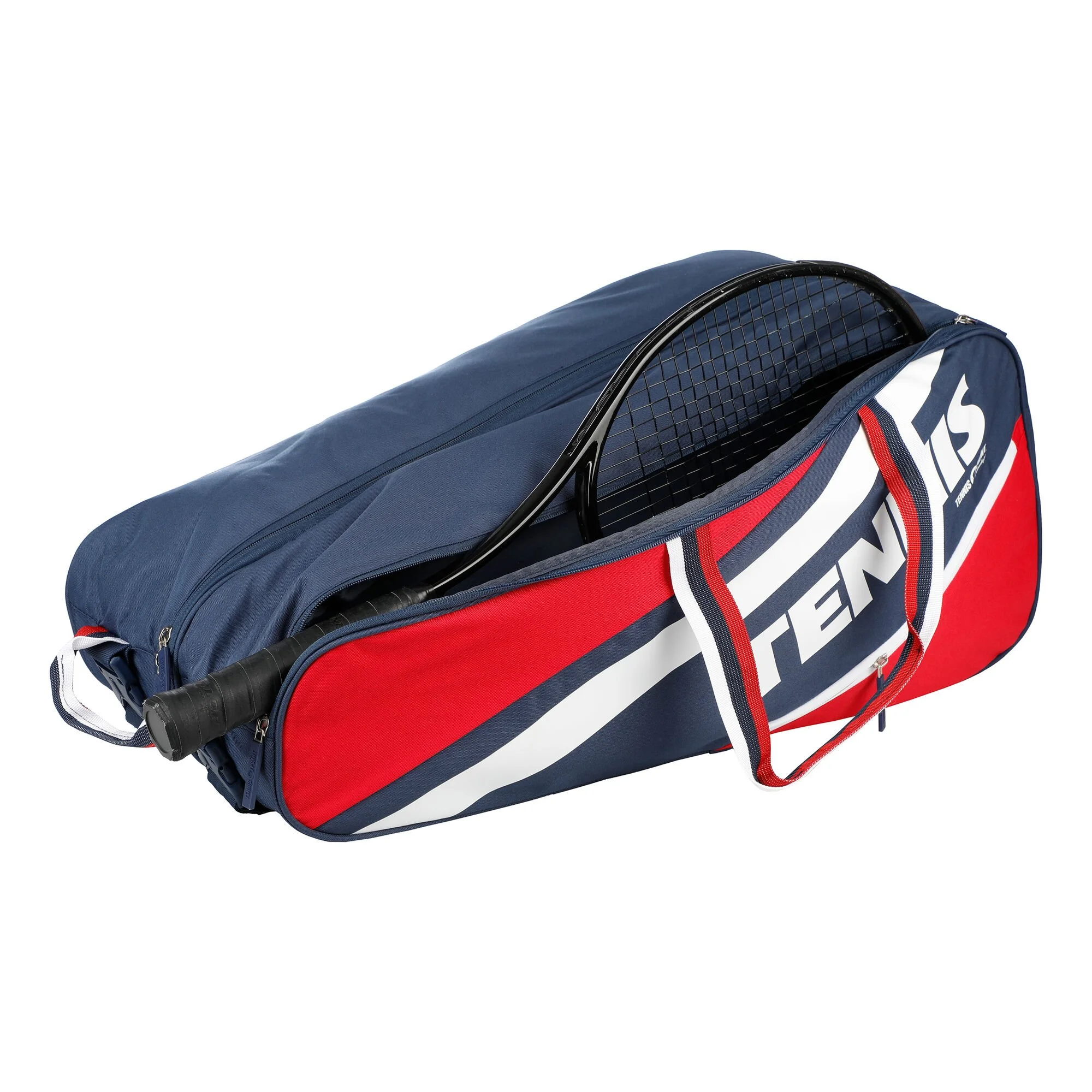 Tennis-Point Classic 6R Borsa Per Racchetta - Blu Scuro, Multicolore - immagine 5