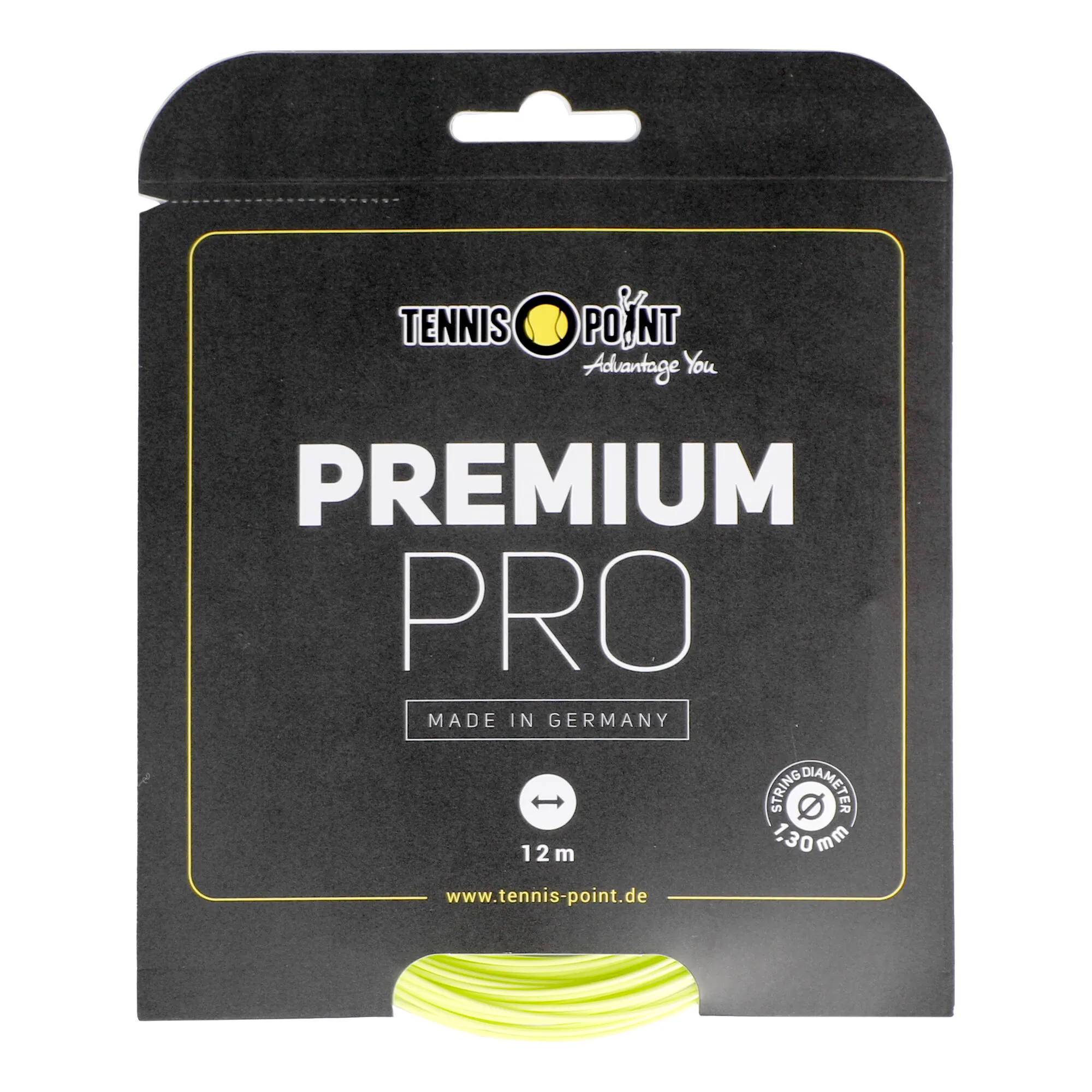 Tennis-Point Premium Pro Set Di Corde 12m - Lime