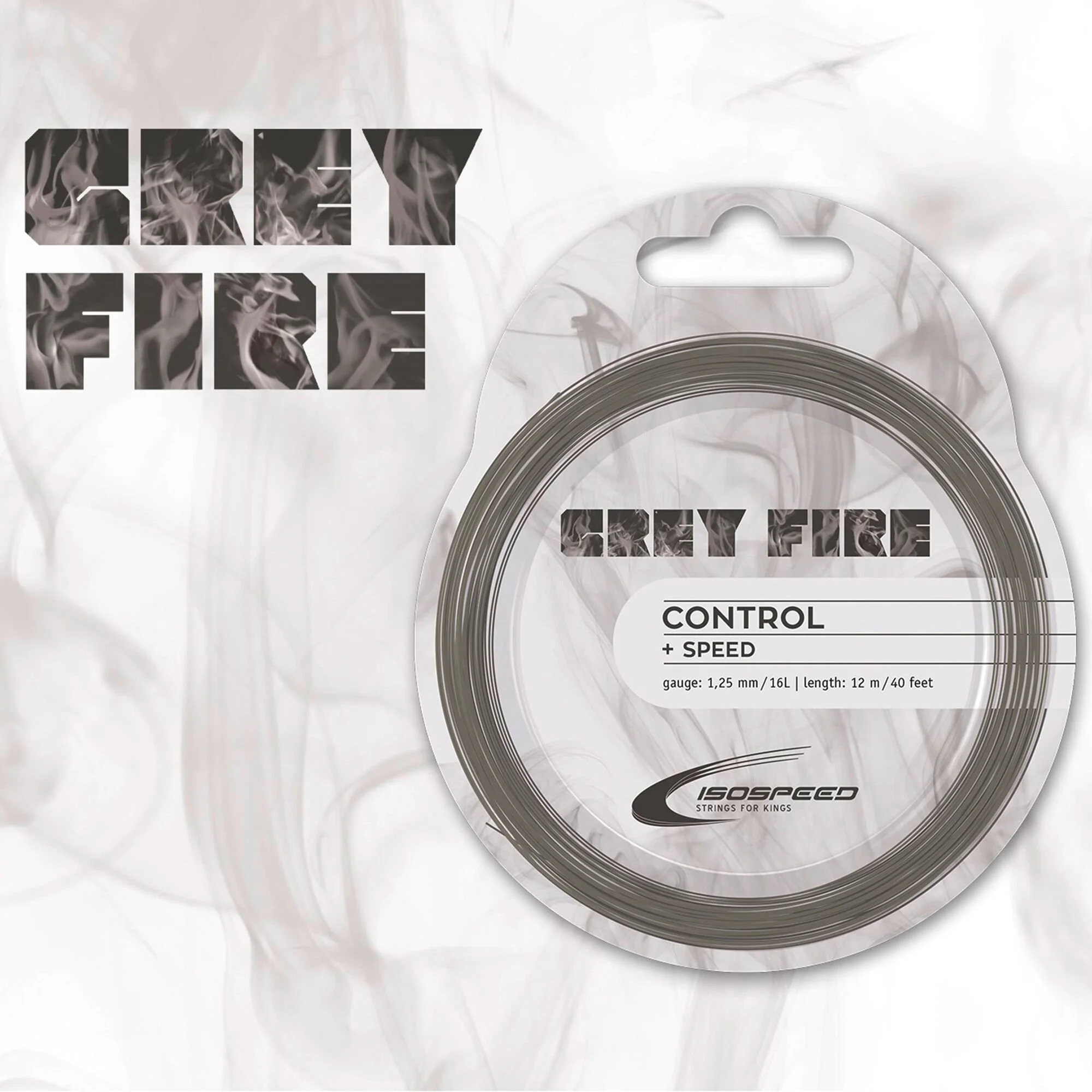 Isospeed Grey Fire Set Di Corde 12m - Grigio - immagine 2