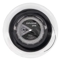 Dunlop Explosive Spin Rotolo Di Corde 200m - Nero