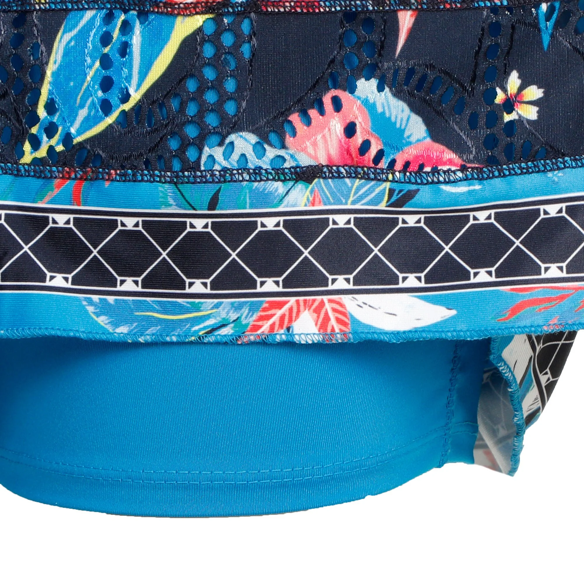 Lucky In Love Long Beach Bound Smocked Gonna Donna - Blu, Multicolore - immagine 4