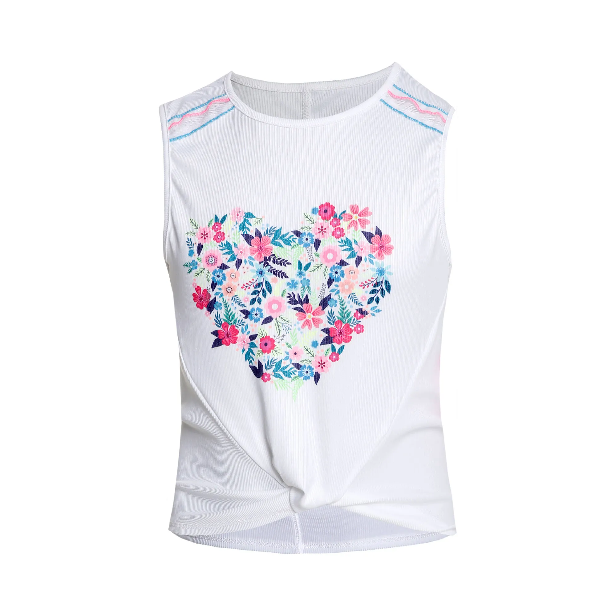 Lucky In Love You Grow Canottiera Ragazze - Bianco, Multicolore