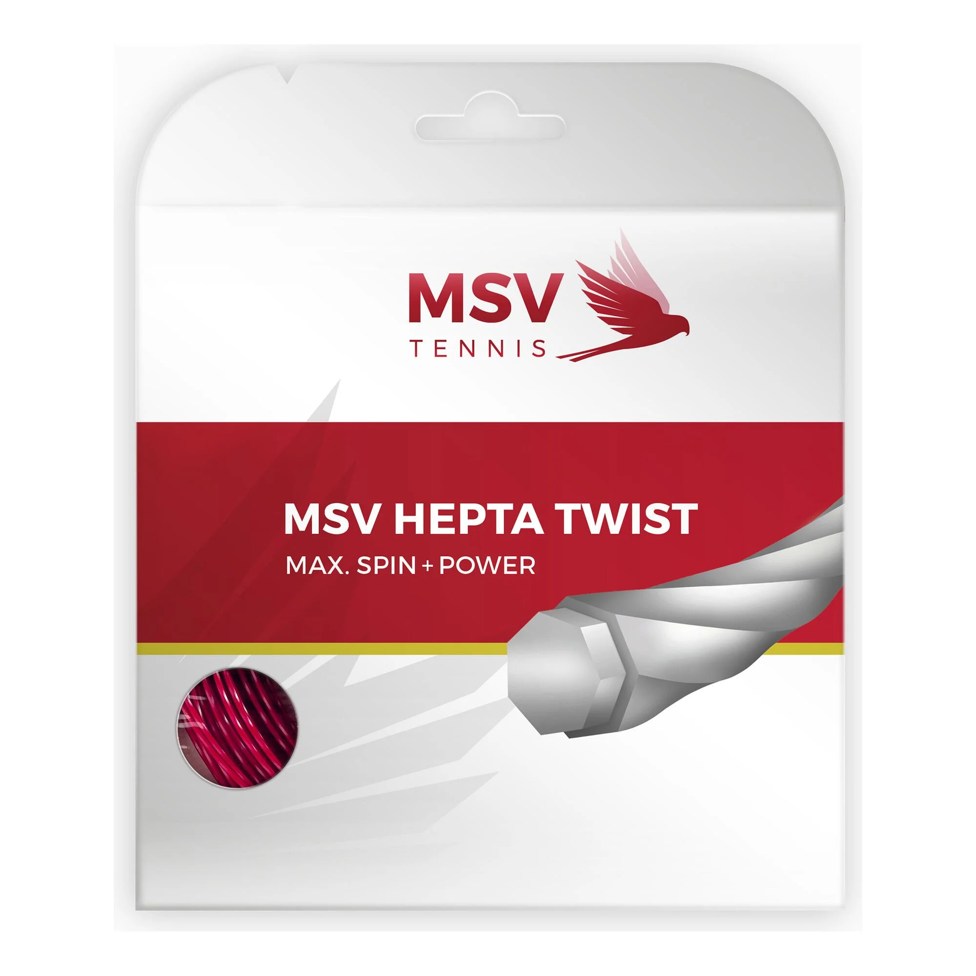 MSV Hepta - Twist Set Di Corde 12m - Rosso