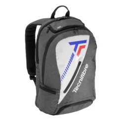 TECNIFIBRE Team Icon Backpack Zaino - Grigio, Bianco