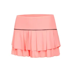 Lucky In Love Pleat Tier With Piping Gonna Donna - Albicocca, Nero