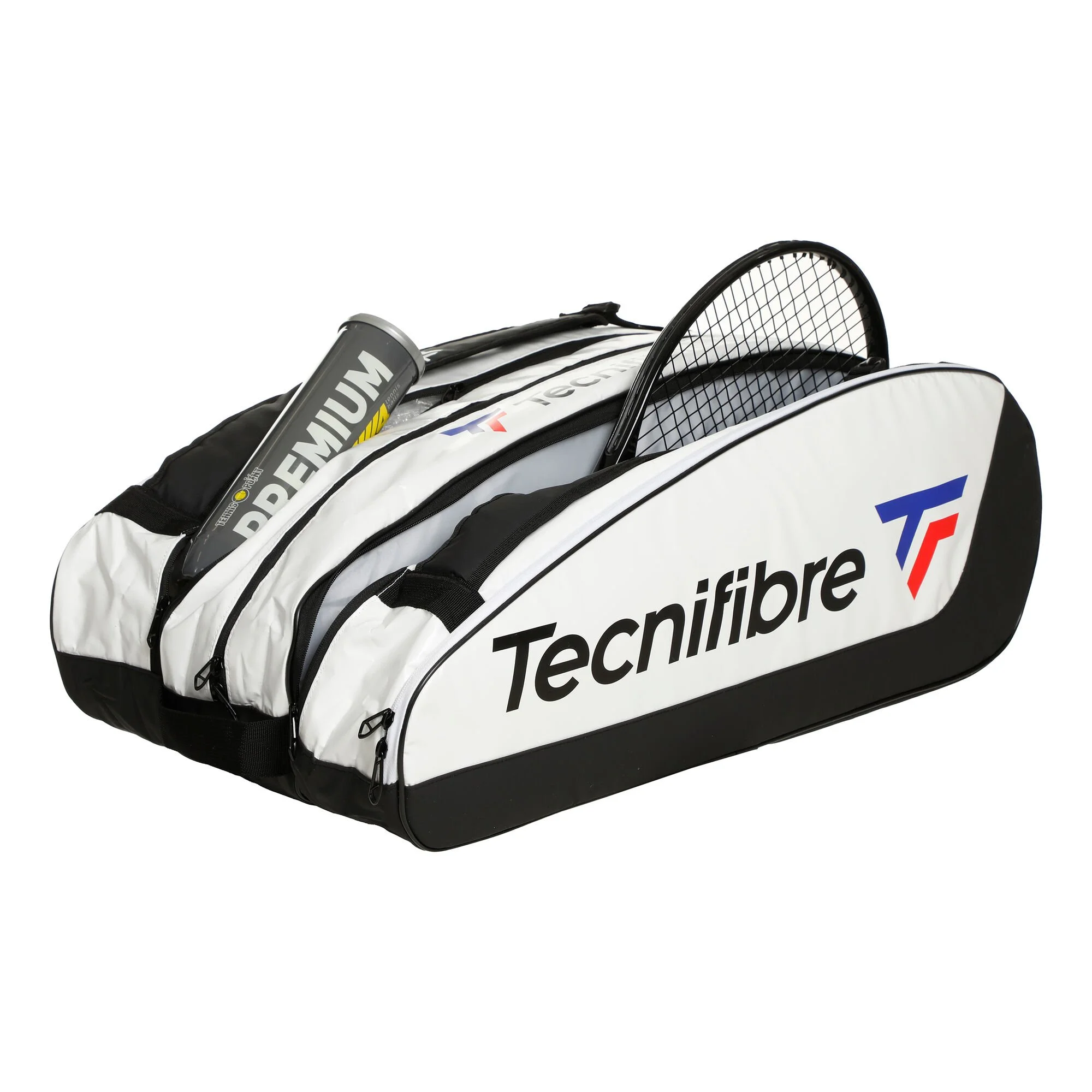 TECNIFIBRE Tour Endurance 2023 Borsa Per Racchetta Da 15 - Bianco, Nero - immagine 5