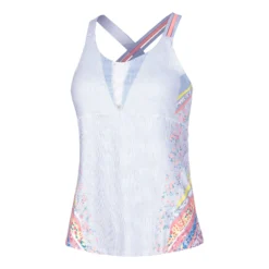 Lucky In Love Liberty In Love With Bra Canottiera Donna - Blu Chiaro, Multicolore