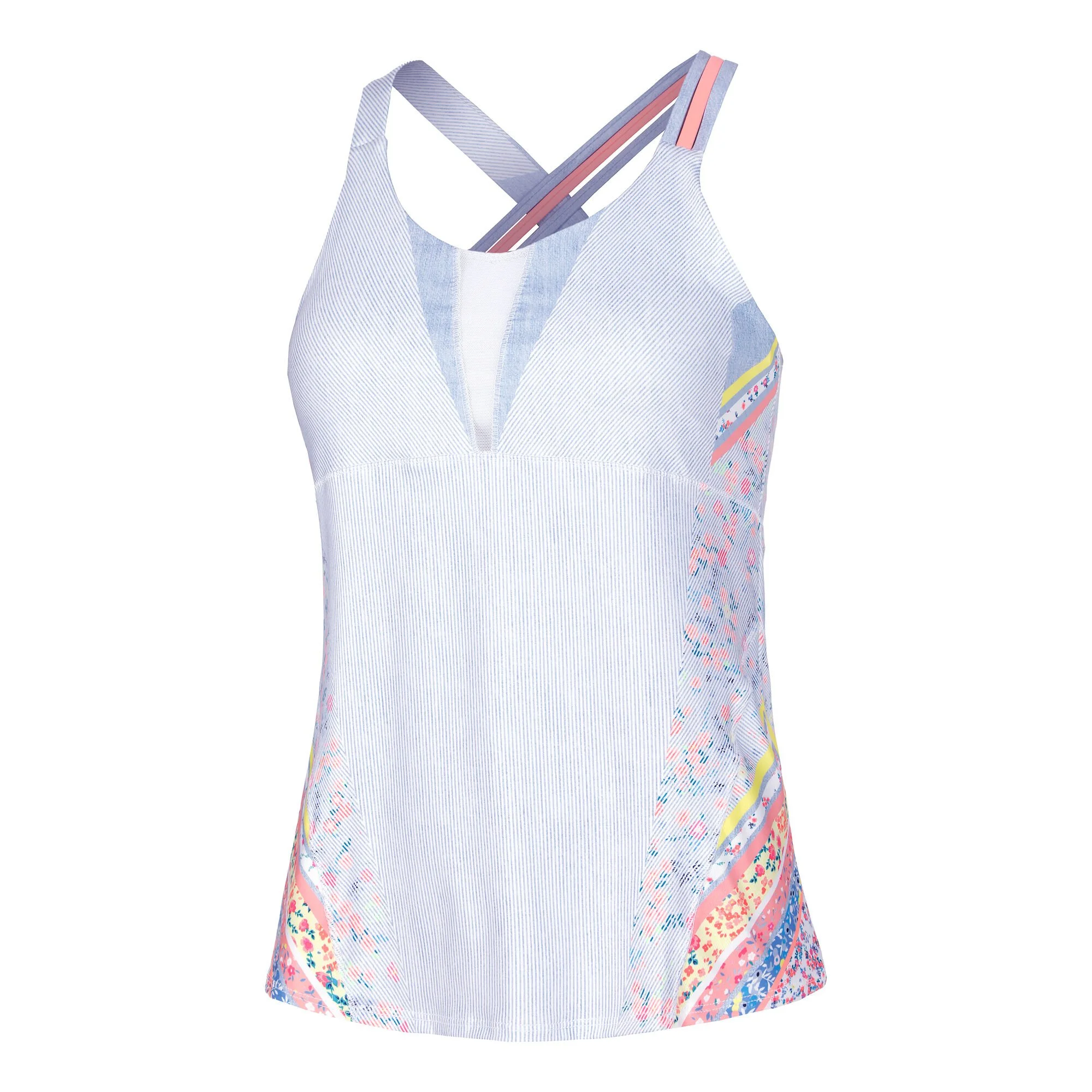Lucky In Love Liberty In Love With Bra Canottiera Donna - Blu Chiaro, Multicolore