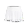 Lucky In Love Finish Line Pleated Gonna Donna - Bianco, Nero