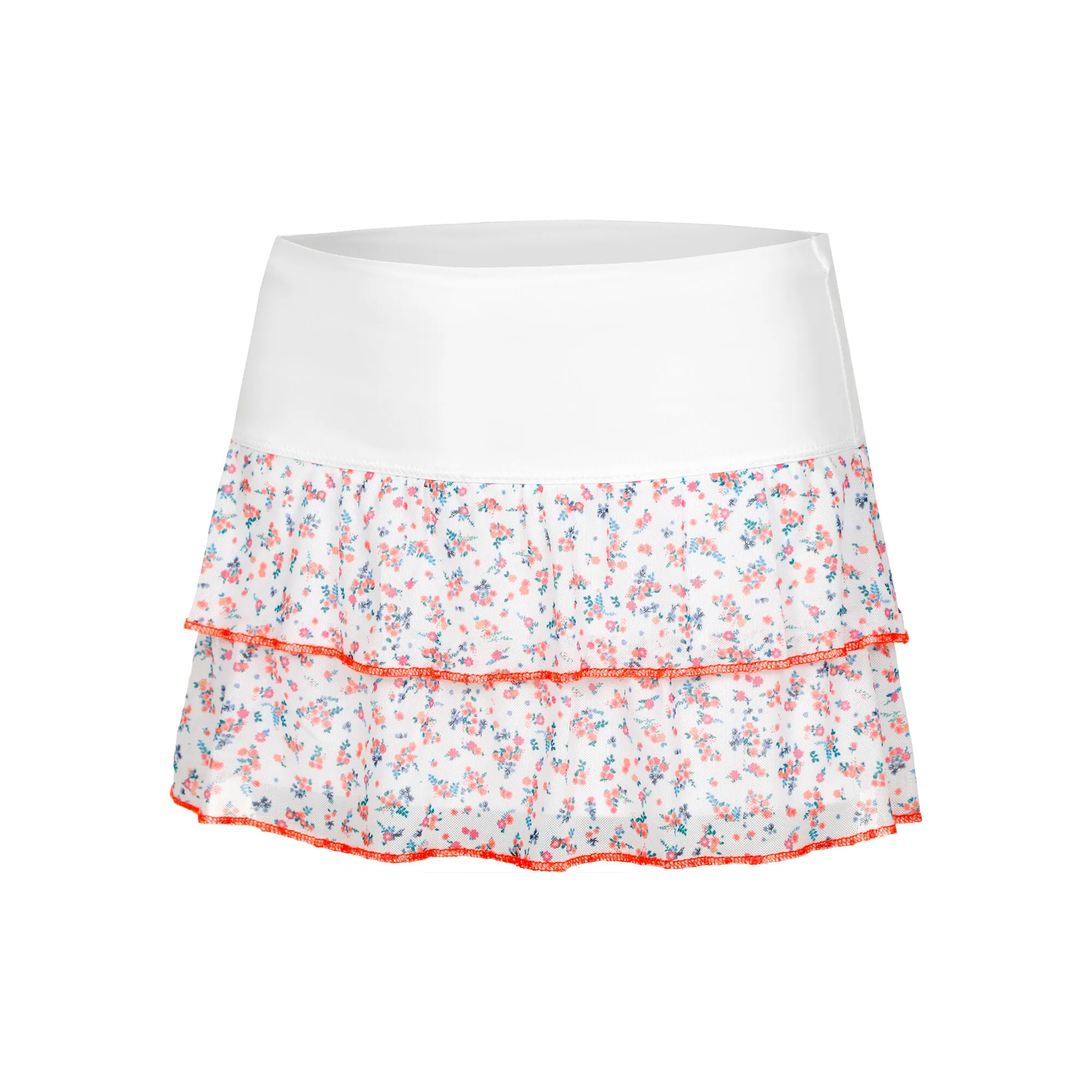 Lucky In Love Blossom Mesh Gonna Ragazze - Bianco, Multicolore