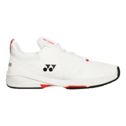 YONEX Power Cushion Sonicage 3 Scarpa Per Tutte Le Superfici Uomini - Bianco, Rosso