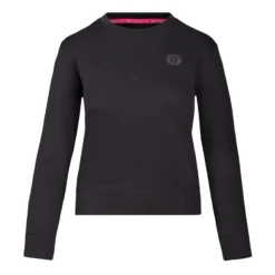 BIDI BADU Mirella Basic Crew Felpa Donna - Grigio Scuro