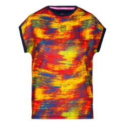 BIDI BADU Majira Tech Maglietta Donna - Multicolore