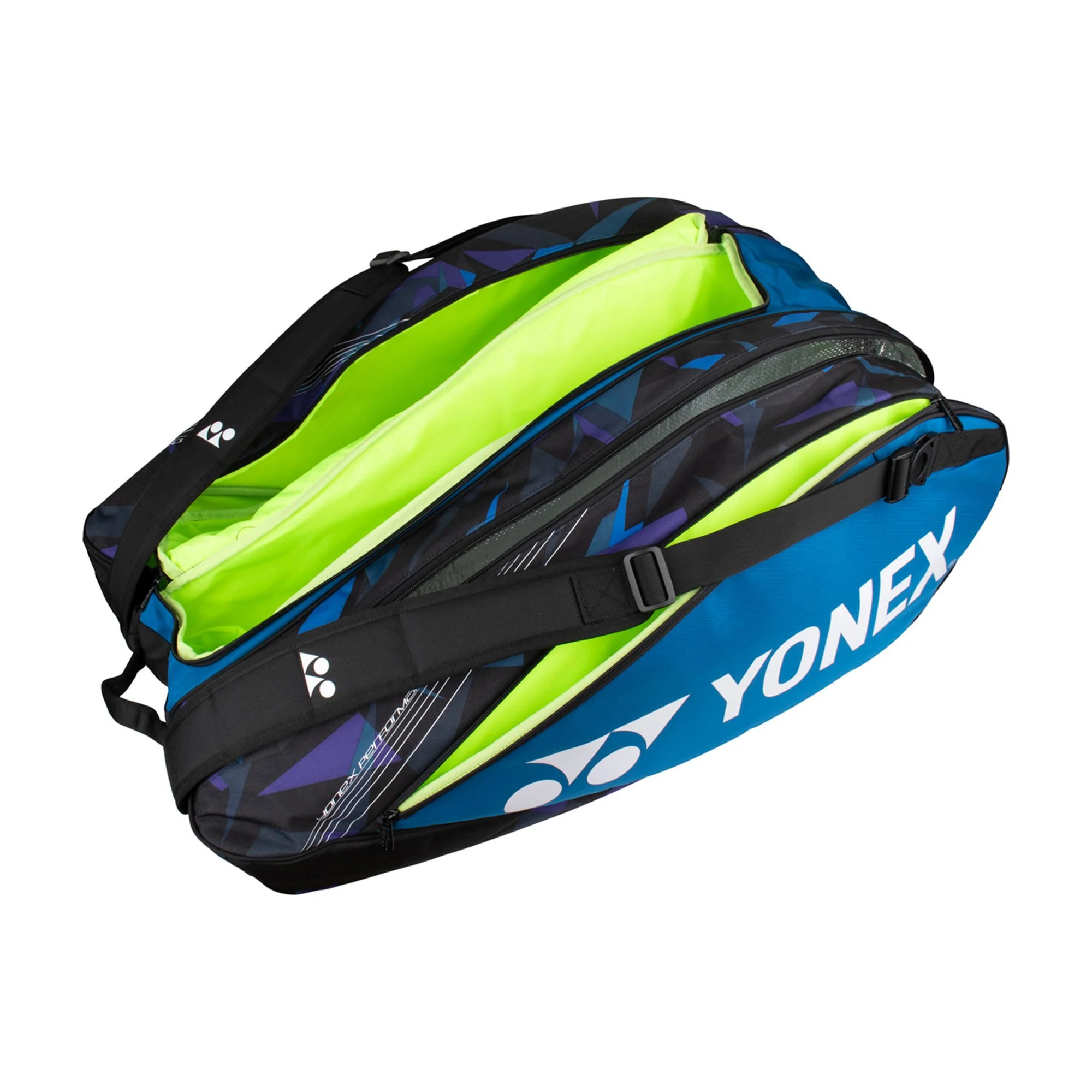 YONEX Pro Racquet Bag Borsa Per Racchetta Da 12 - Blu, Nero - immagine 3