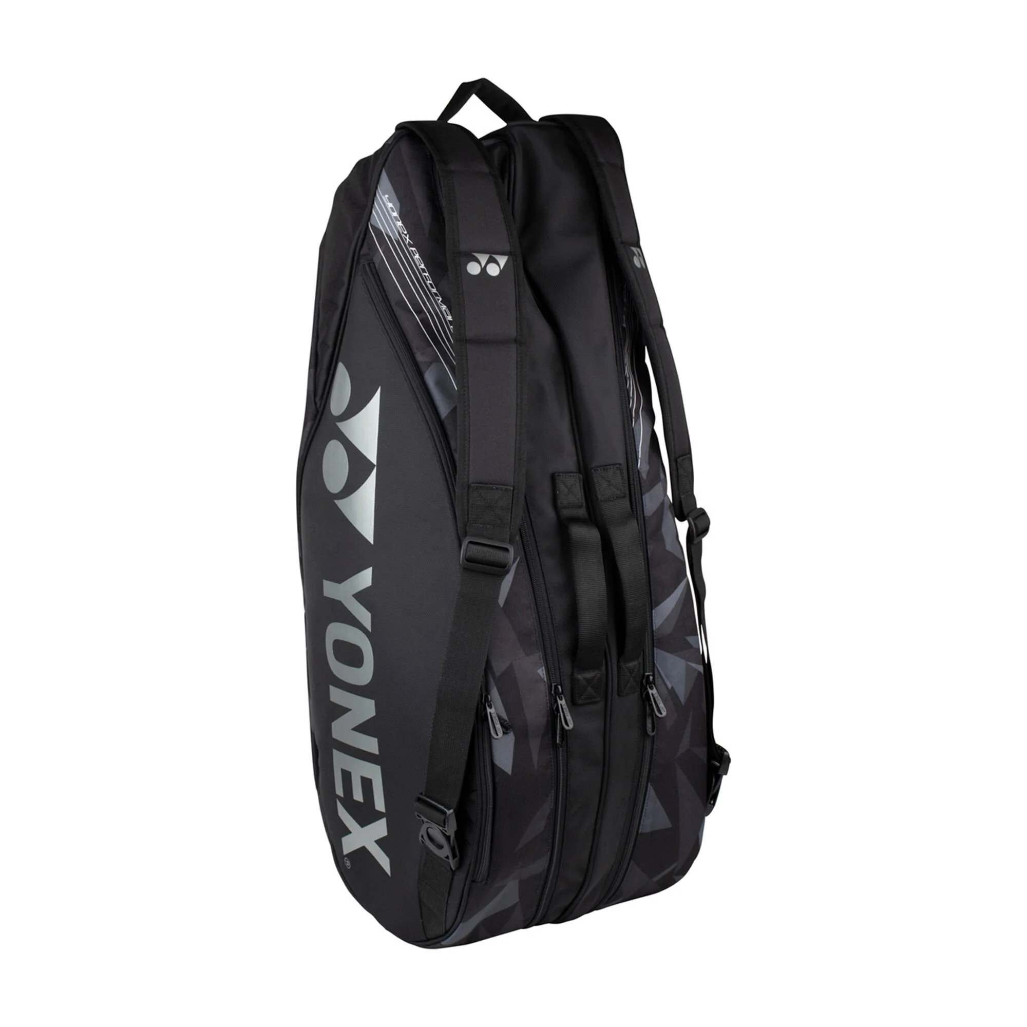YONEX Pro Racquet Bag Borsa Per Racchetta Da 6 - Nero, Grigio - immagine 2