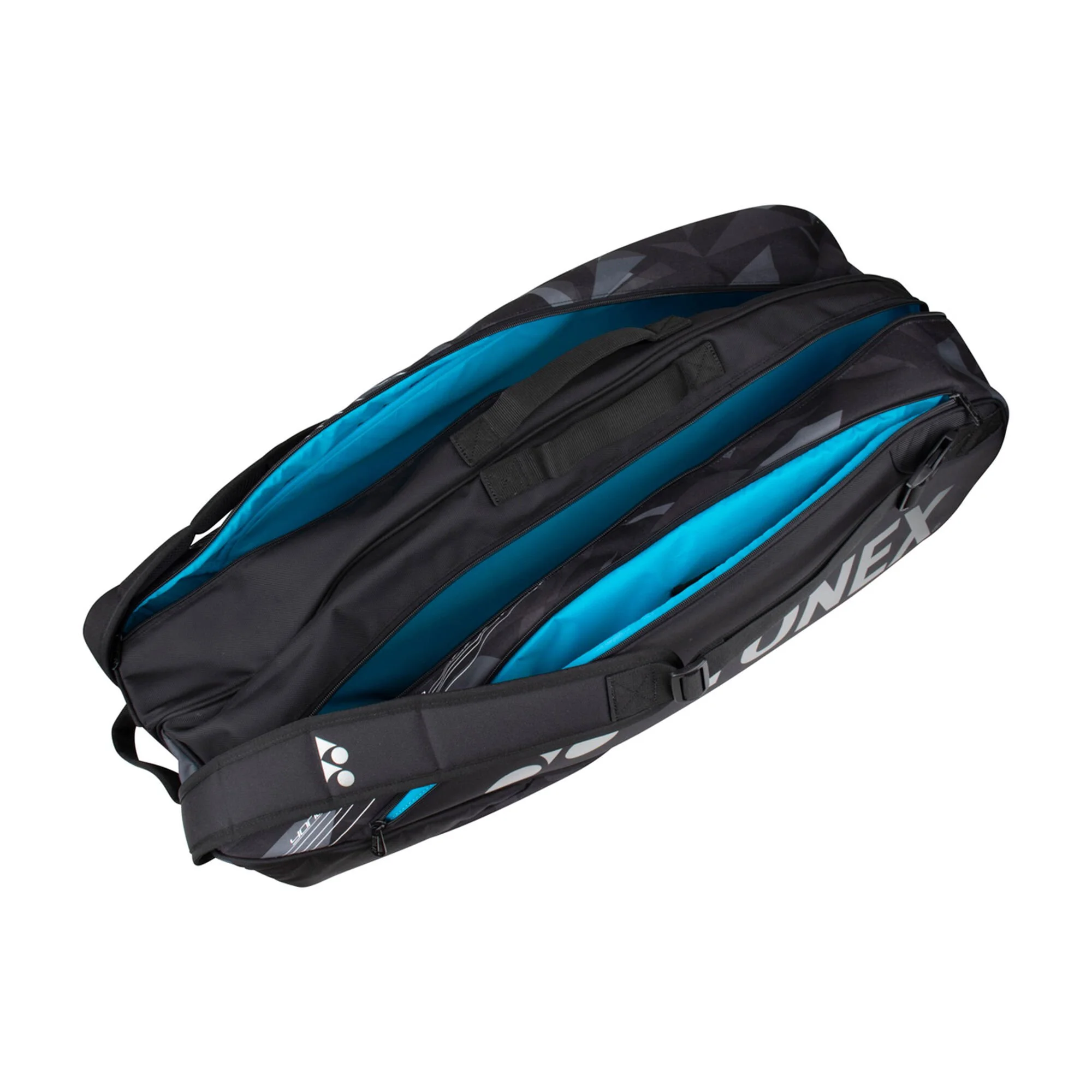 YONEX Pro Racquet Bag Borsa Per Racchetta Da 6 - Nero, Grigio - immagine 3
