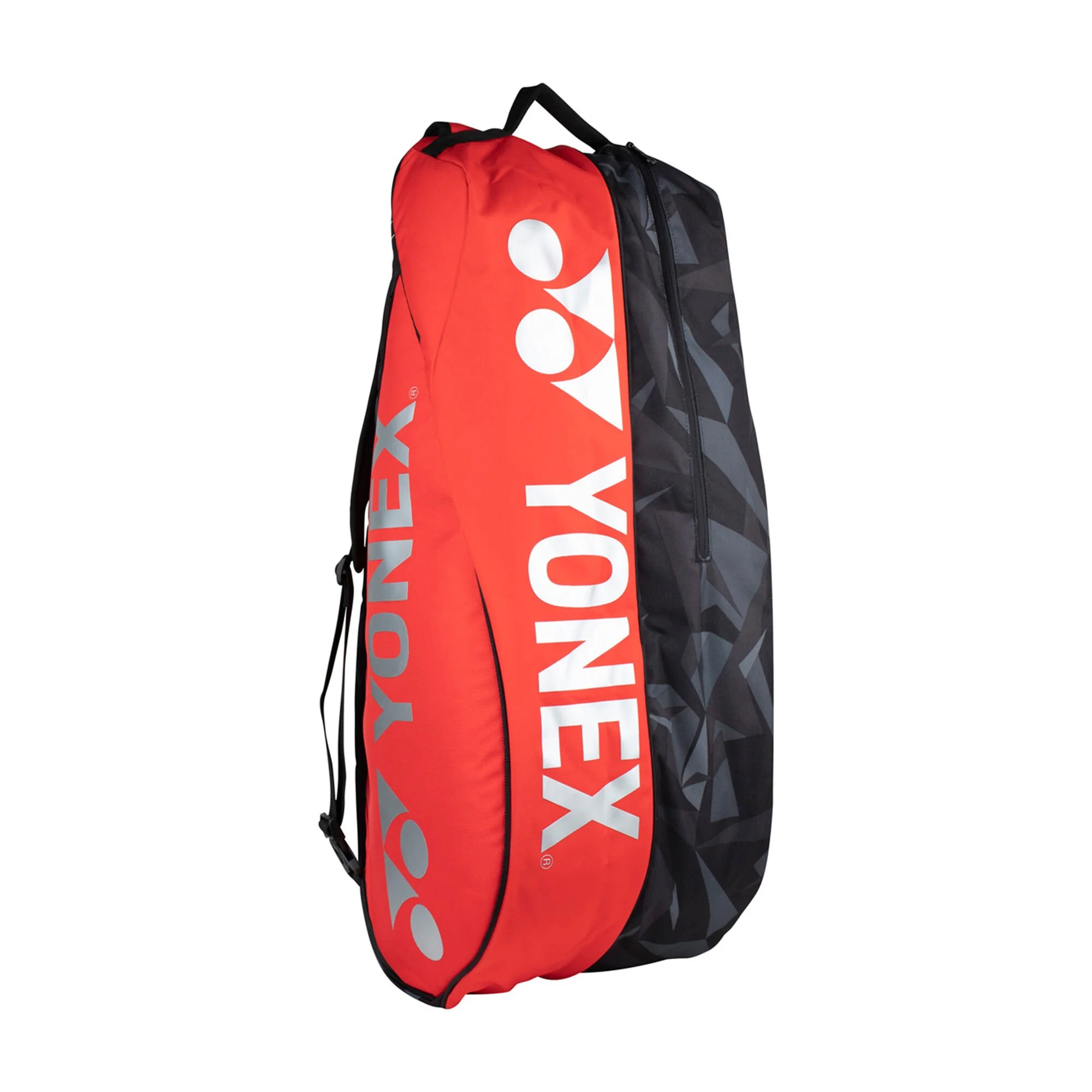YONEX Pro Racquet Bag Borsa Per Racchetta Da 6 - Rosso, Nero - immagine 5