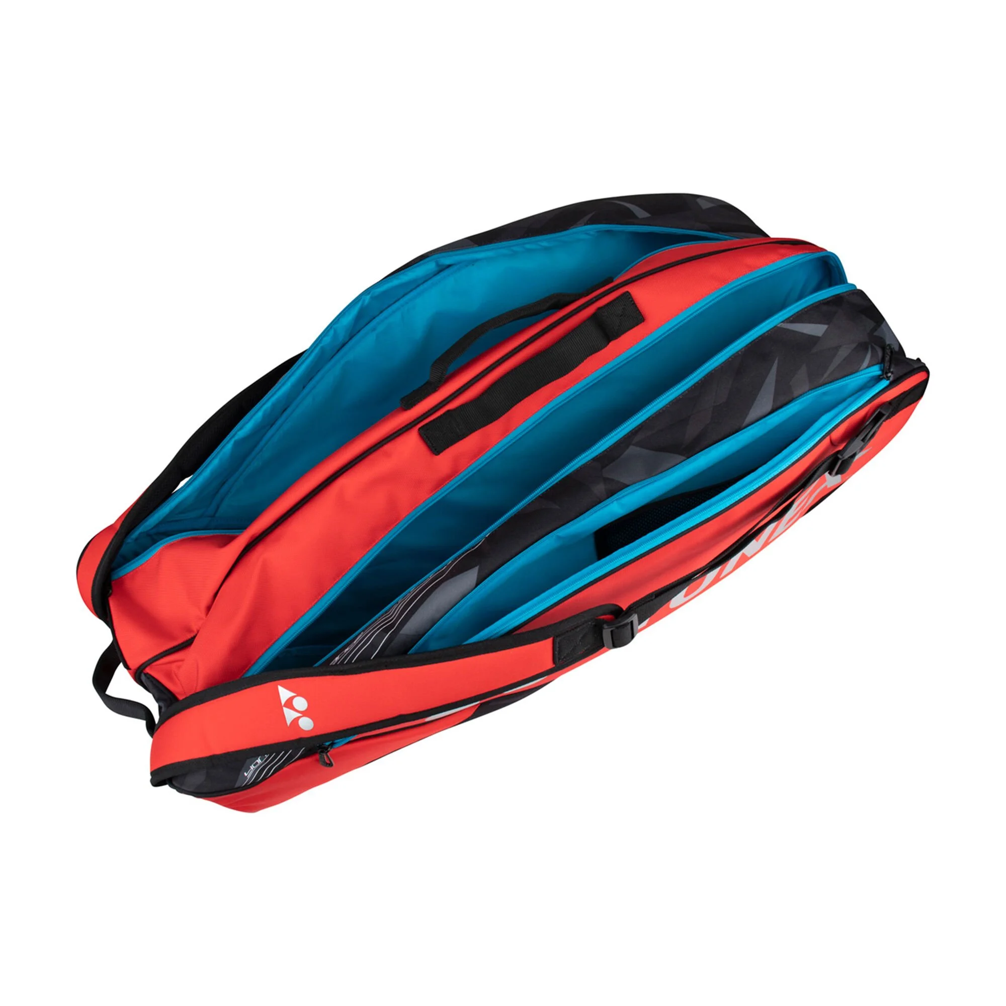 YONEX Pro Racquet Bag Borsa Per Racchetta Da 6 - Rosso, Nero - immagine 3