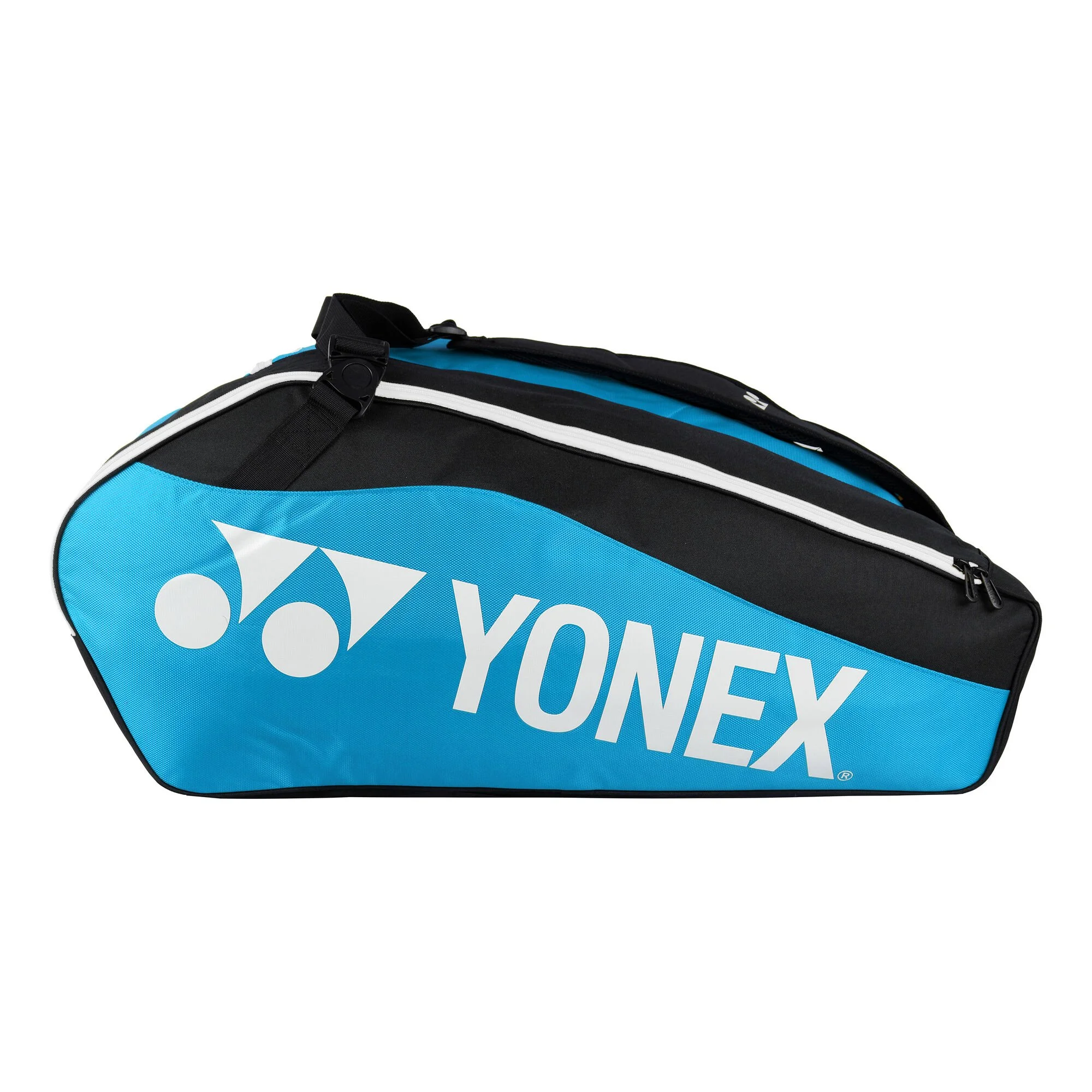 YONEX Club Line Racket Bag Borsa Per Racchetta Da 12 - Blu, Nero - immagine 8