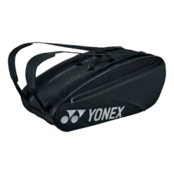 YONEX Team Racquet Bag Borsa Per Racchetta Da 10 - Nero, Bianco