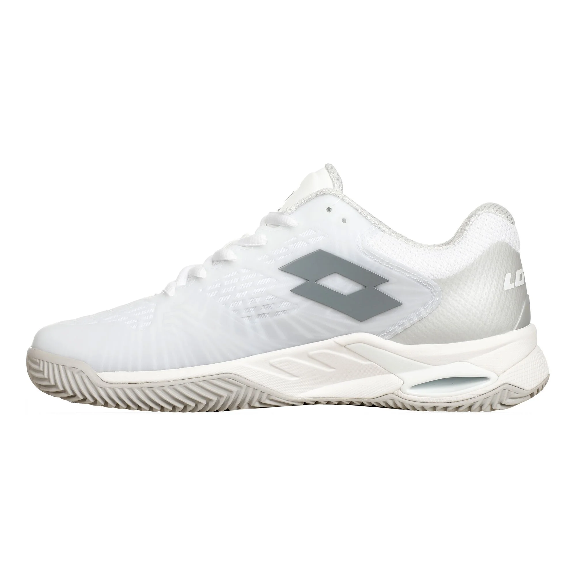 Lotto Mirage 100 II Scarpa Per Terra Rossa Donna - Bianco, Grigio - immagine 2