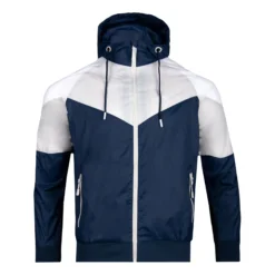 BIDI BADU Jabba Tech Giacca Da Allenamento Uomini - Blu Scuro, Grigio Chiaro