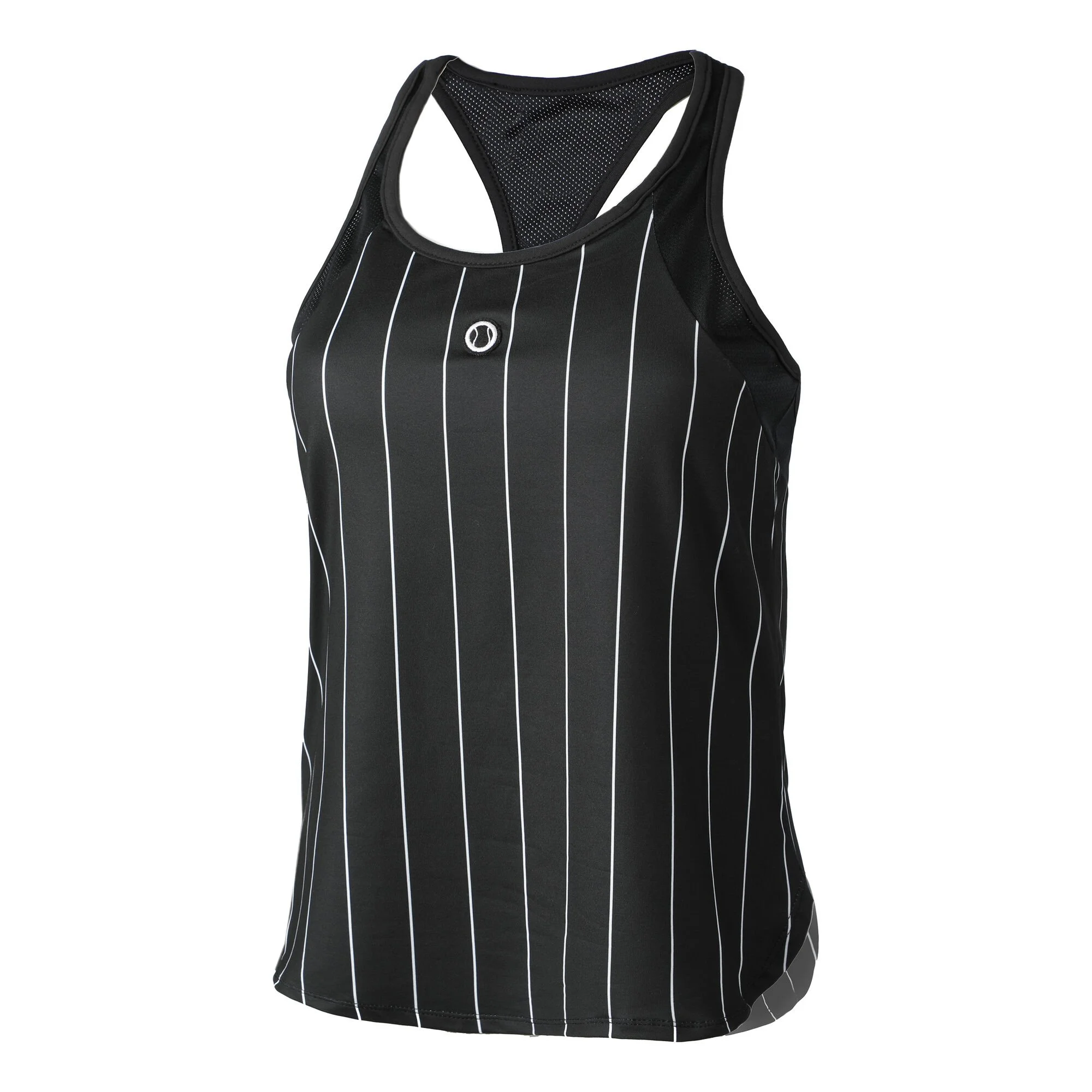Tennis-Point Stripes Canottiera Edizione Speciale Donna - Nero, Bianco