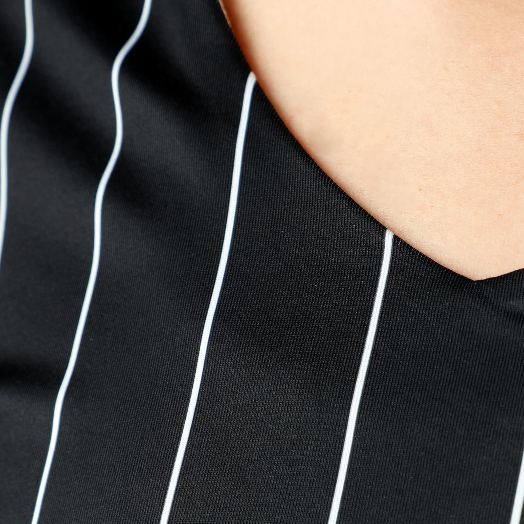 Tennis-Point Stripes Manica Lunga Edizione Speciale Donna - Nero, Bianco - immagine 5