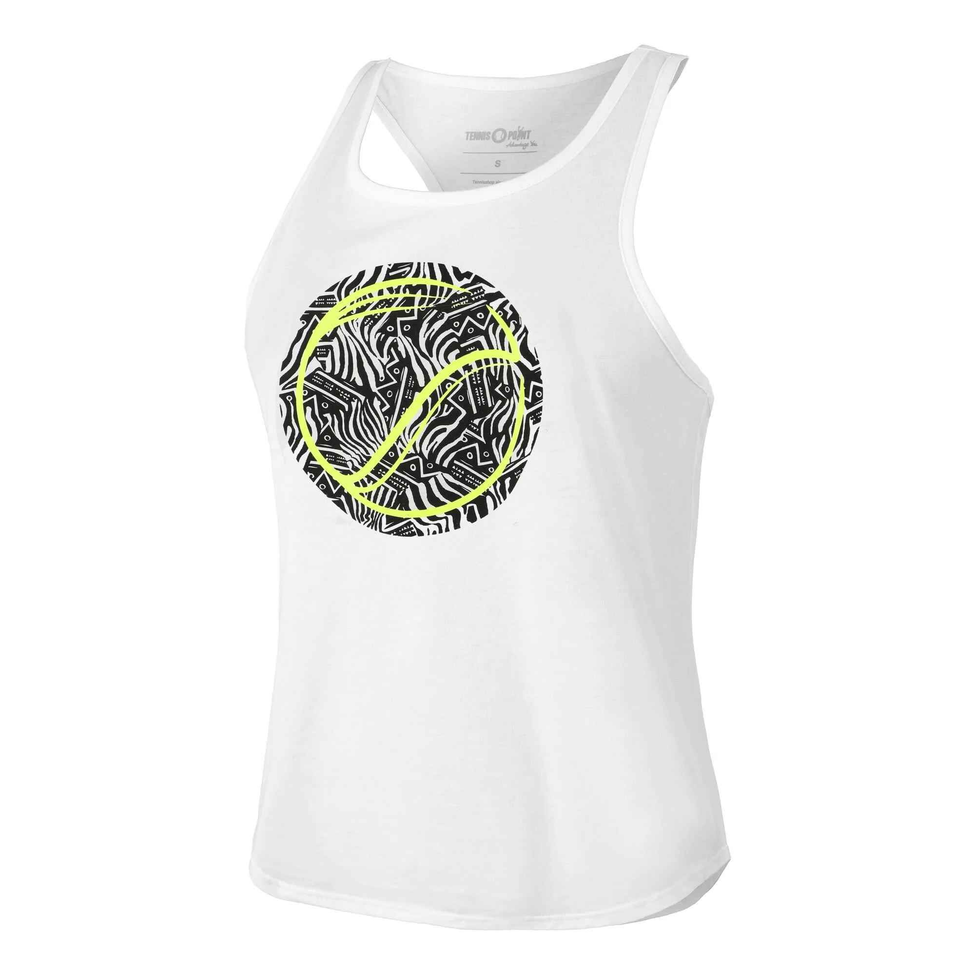 Tennis-Point Camo Dazzle Canottiera Donna - Bianco, Multicolore
