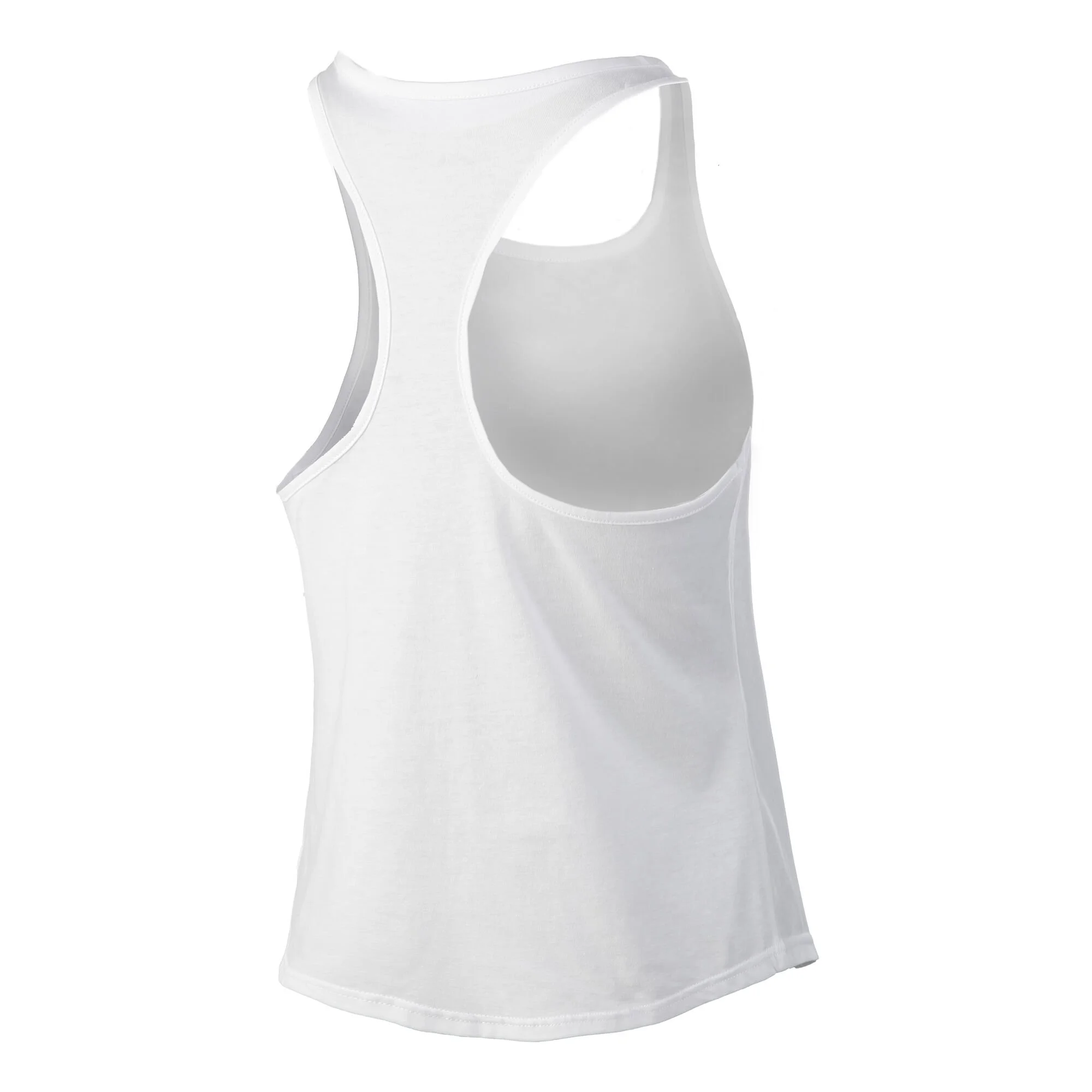 Tennis-Point Shut Up & Serve Canottiera Donna - Bianco, Multicolore - immagine 2