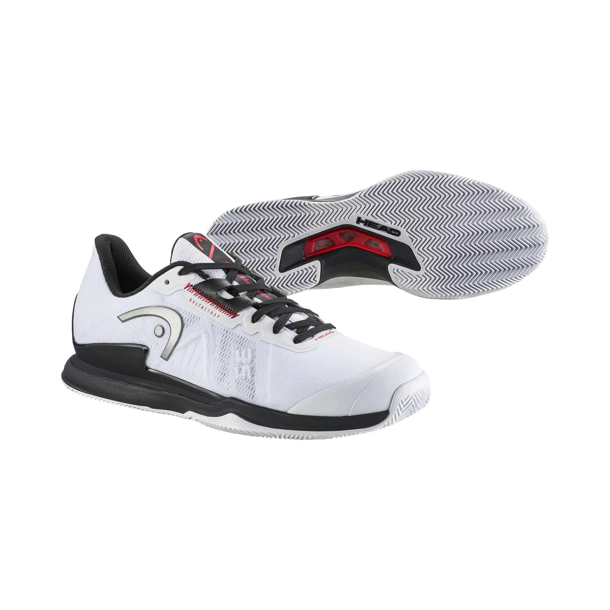 Head Sprint Pro 3.5 Scarpa Per Terra Rossa Uomini - Bianco, Nero - immagine 6