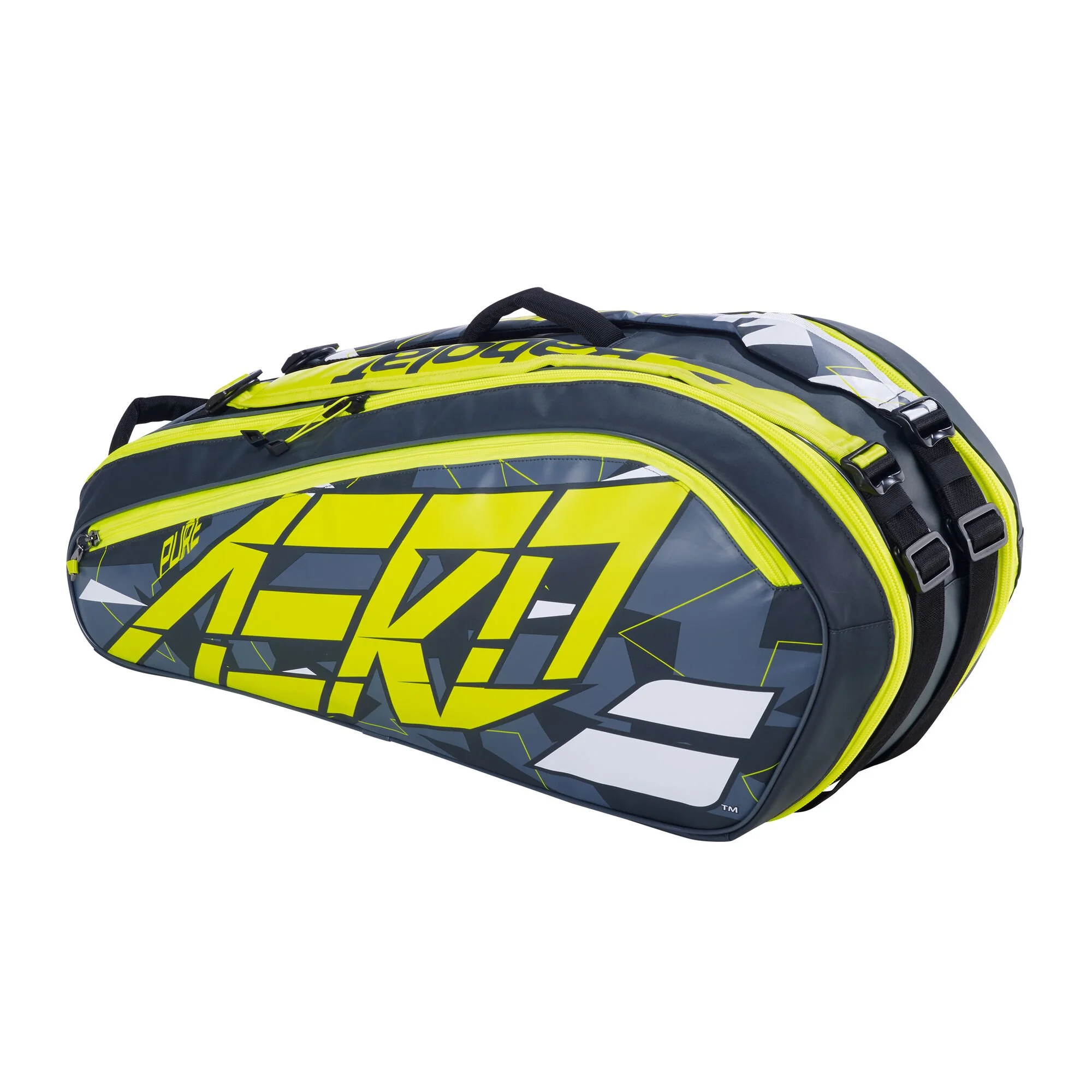 Babolat RH X 6 Pure Aero Borsa Per Racchetta - Antracite, Giallo - immagine 3