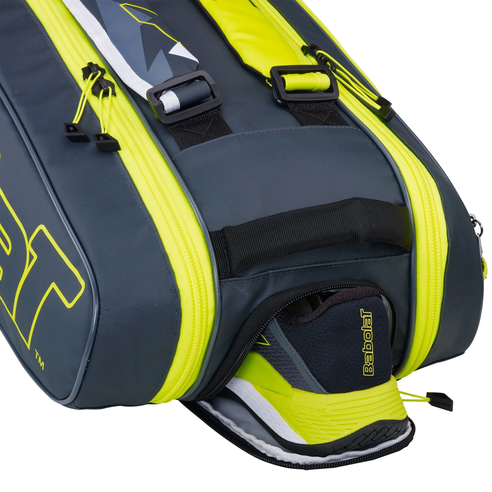 Babolat RH X 6 Pure Aero Borsa Per Racchetta - Antracite, Giallo - immagine 2