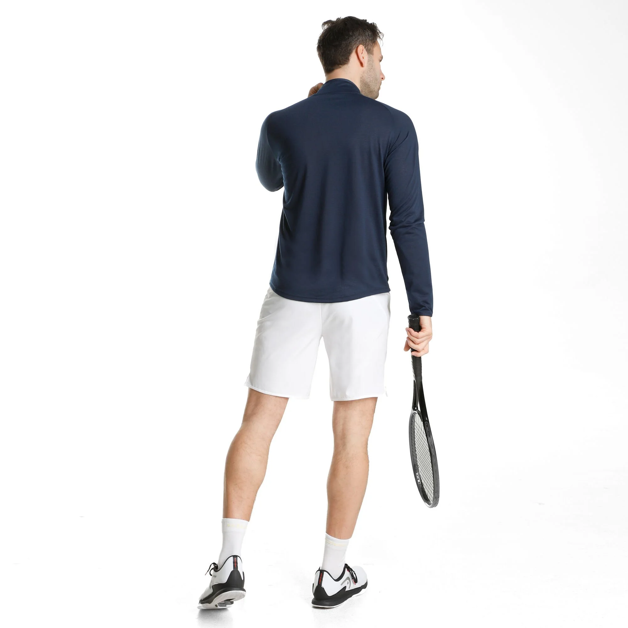 Tennis-Point Manica Lunga Edizione Speciale Uomini - Blu Scuro, Multicolore - immagine 3