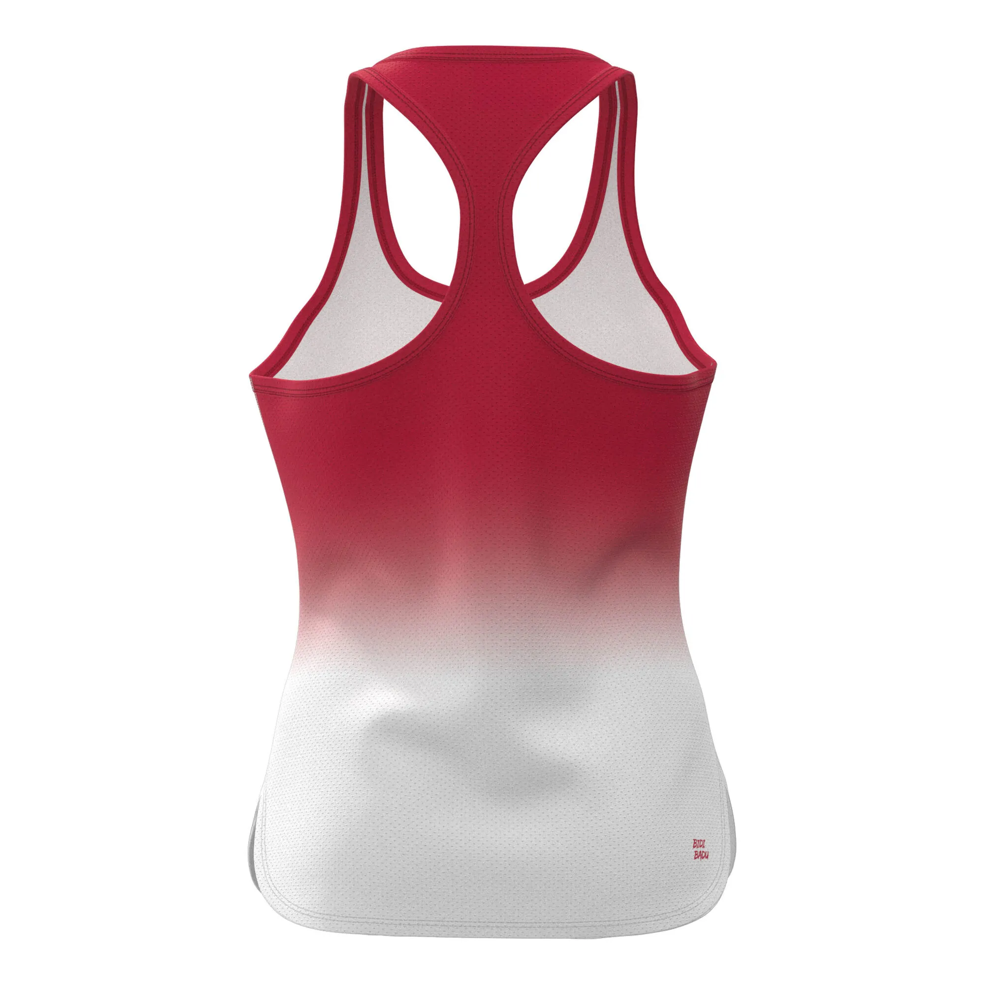 BIDI BADU Crew Gradiant Canottiera Donna - Rosso, Bianco - immagine 2