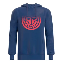 BIDI BADU Colortwist Felpa Con Cappuccio Uomini - Blu Scuro, Rosso