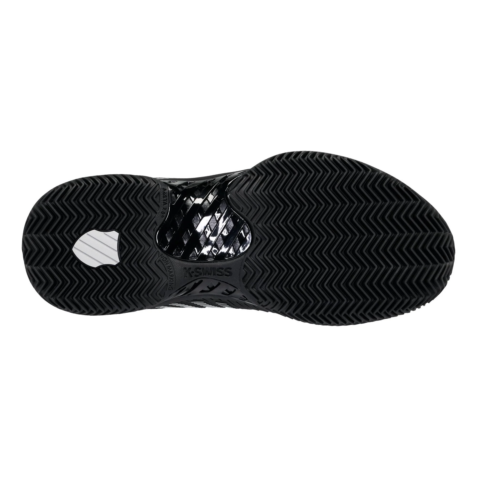 K-Swiss Hypercourt Express Scarpa Per Terra Rossa Donna - Nero, Argento - immagine 4