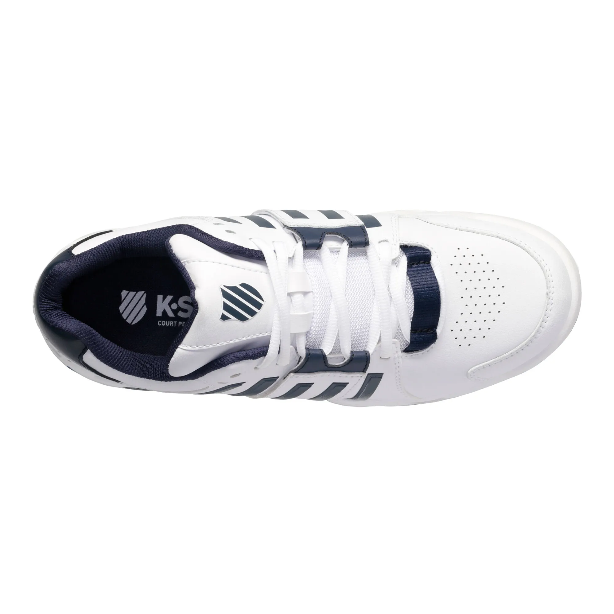 K-Swiss Accomplish IV Scarpa Per Tutte Le Superfici Uomini - Bianco, Blu - immagine 4