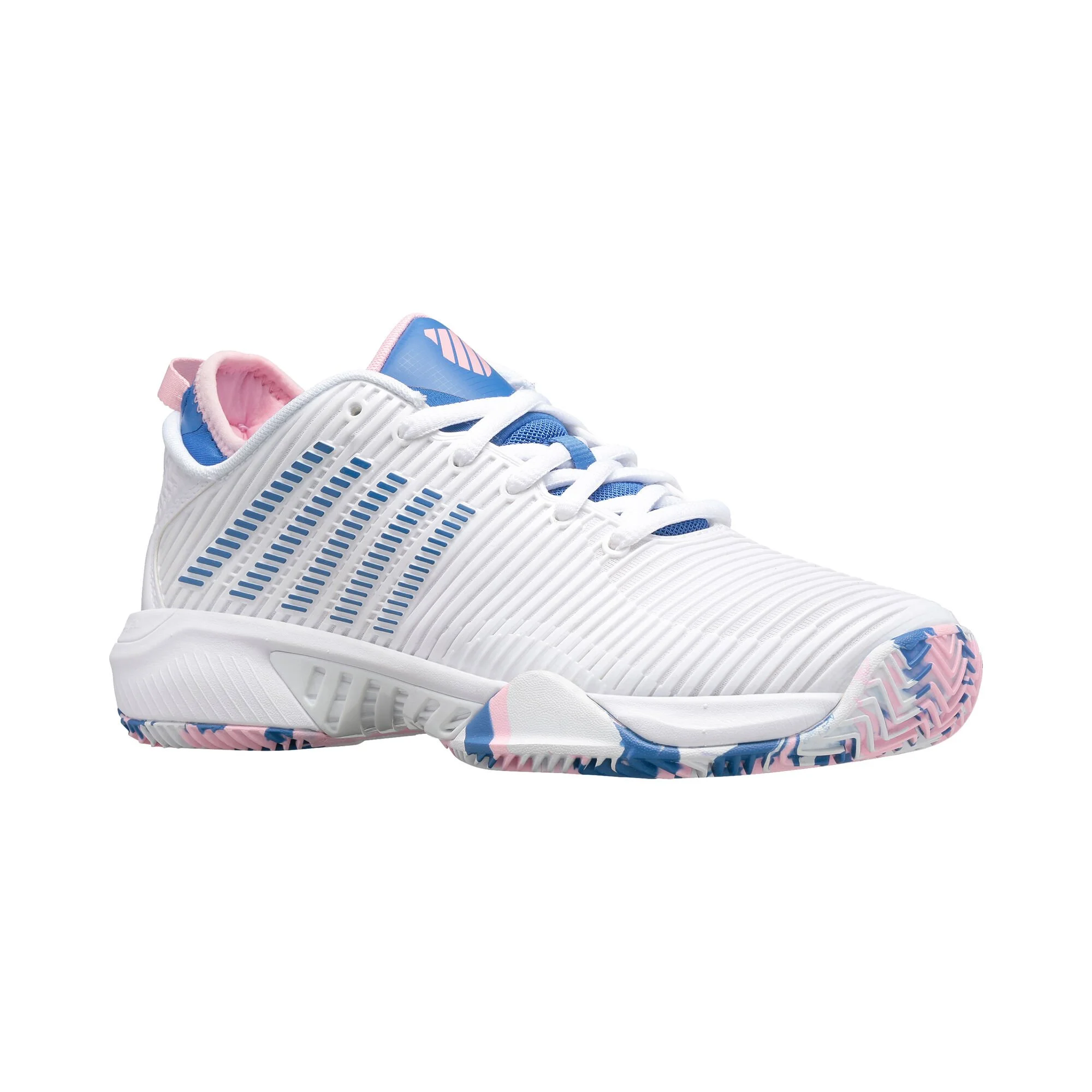 K-Swiss Hypercourt Supreme Scarpa Per Terra Rossa Donna - Bianco, Blu - immagine 5