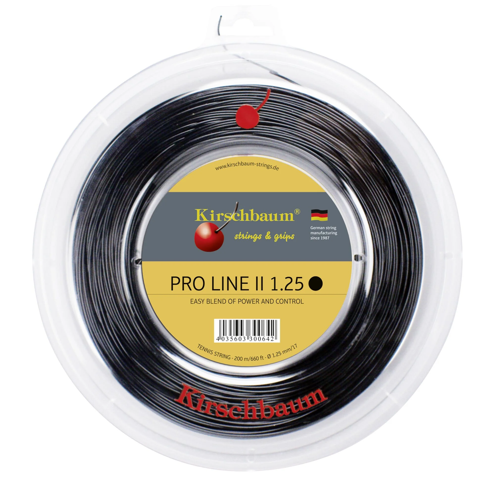 KIRSCHBAUM Pro Line II Rotolo Di Corde 200m - Nero