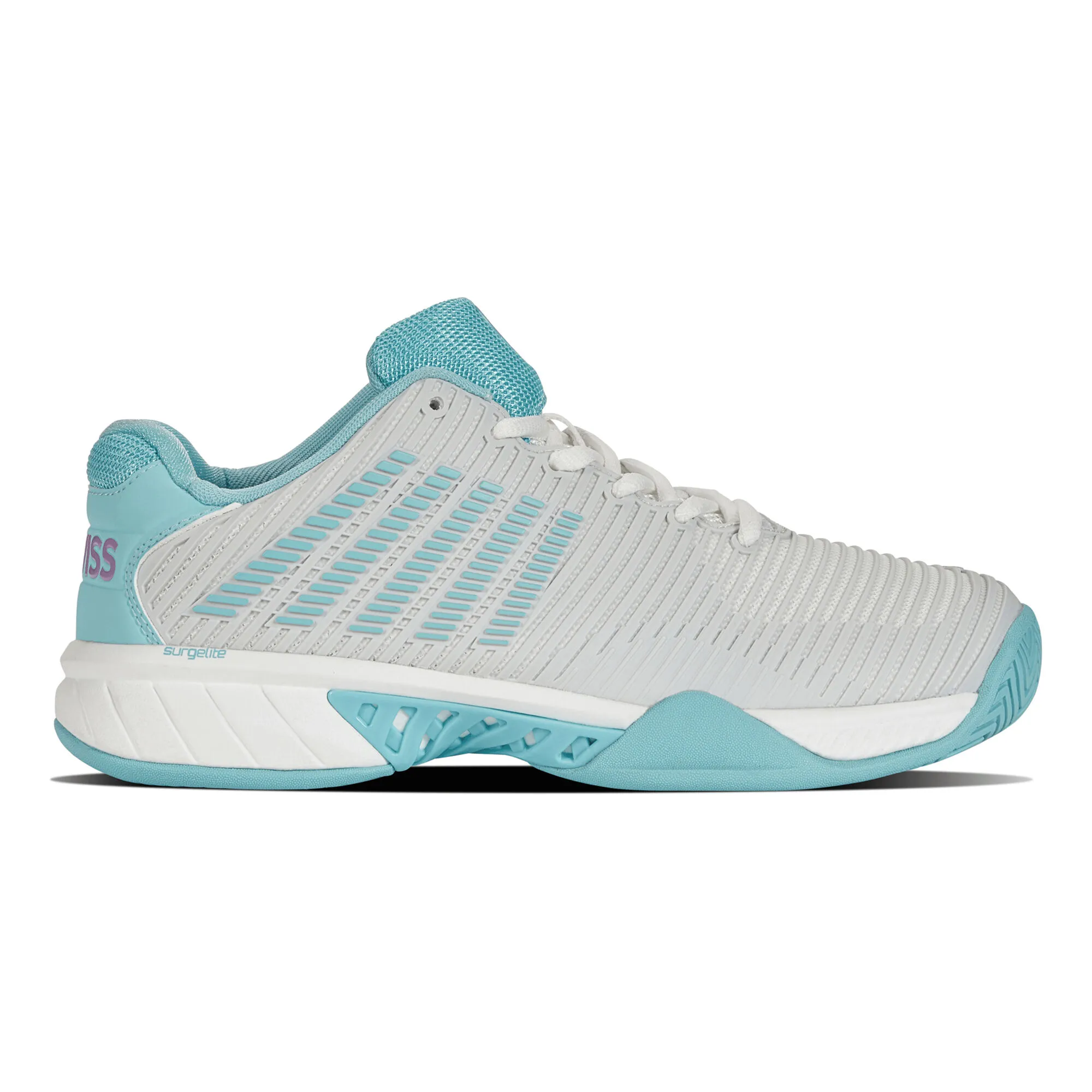 K-Swiss Hypercourt Express 2 Scarpa Per Tutte Le Superfici Donna - Bianco, Blu Chiaro