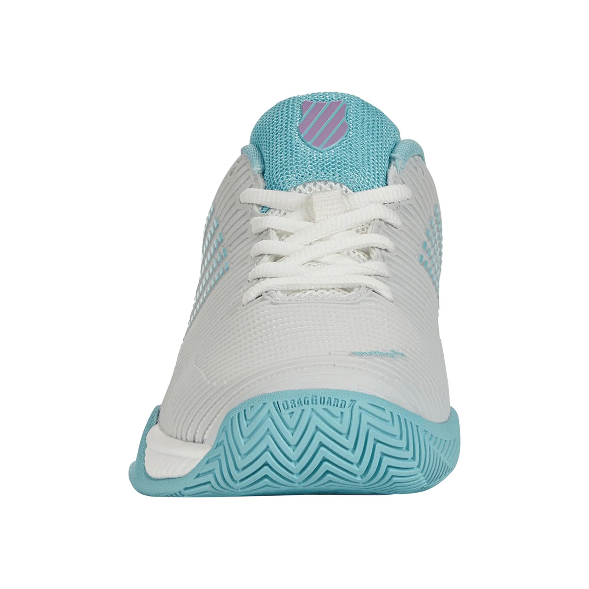 K-Swiss Hypercourt Express 2 Scarpa Per Tutte Le Superfici Donna - Bianco, Blu Chiaro - immagine 3