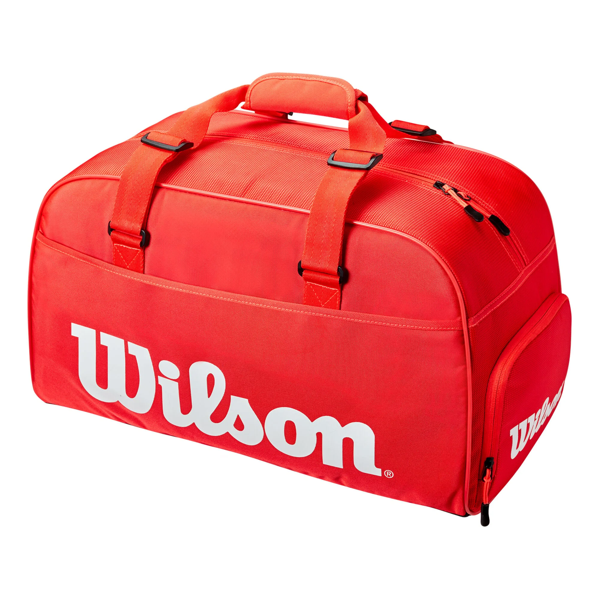 Wilson Super Tour Small Duffle Borsa Sportiva - Rosso, Bianco