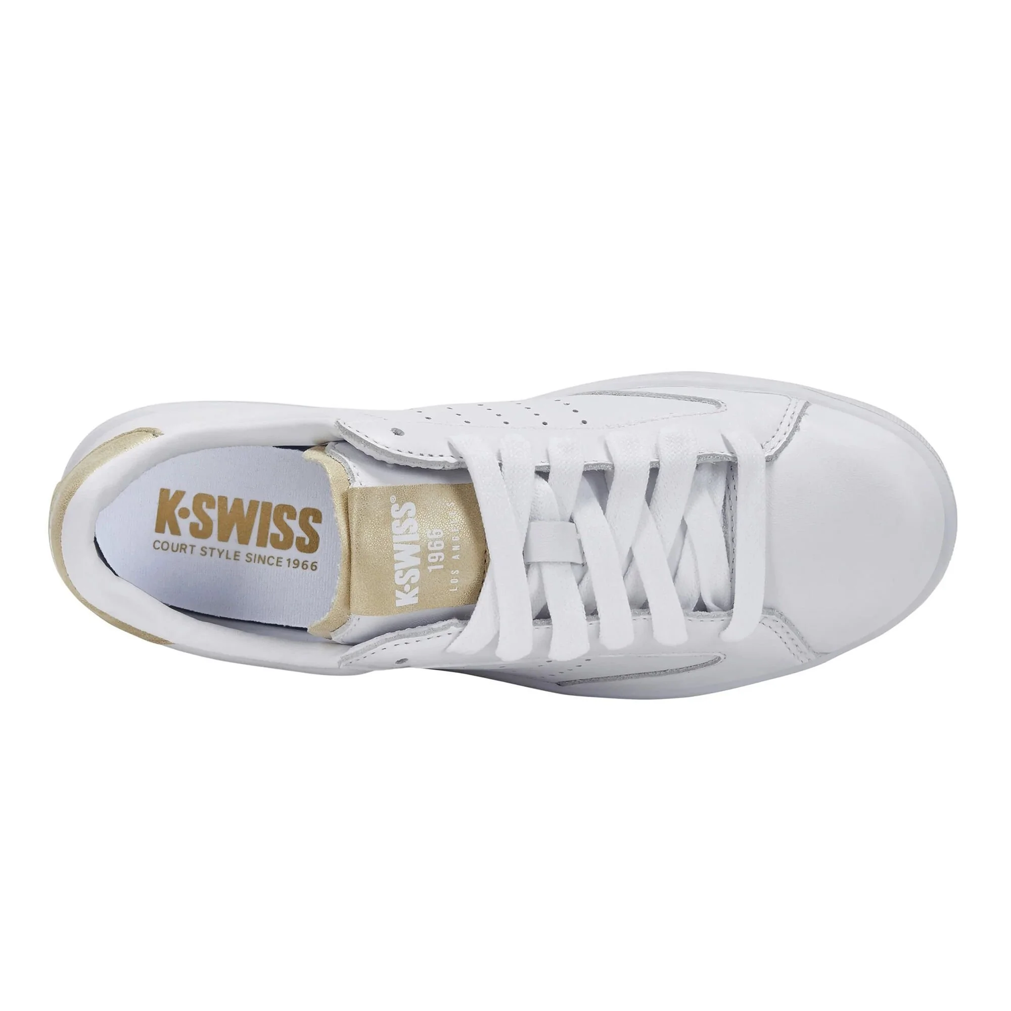 K-Swiss Lozan Klub Donna - Bianco, Oro - immagine 4