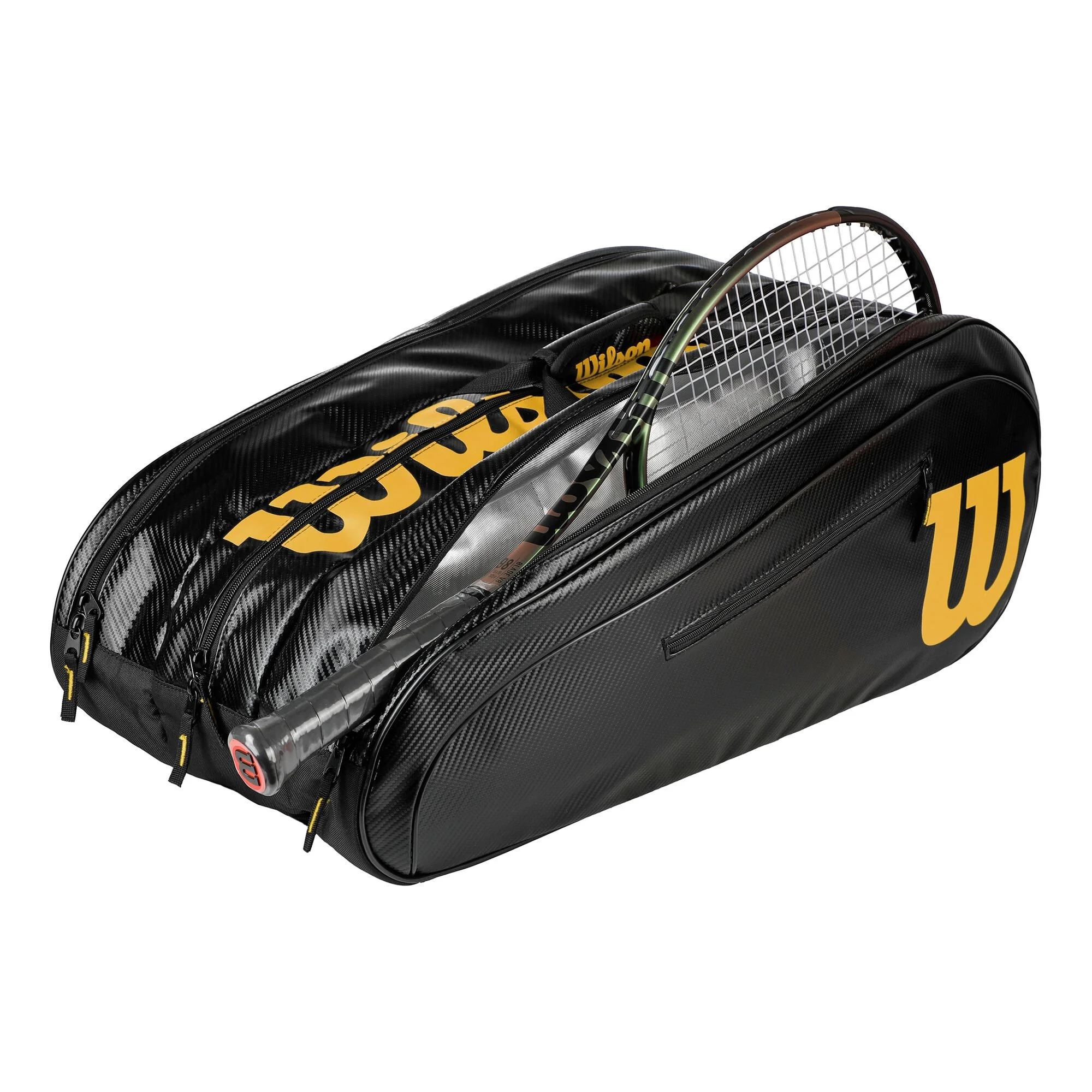 Wilson Elite Borsa Per Racchetta Da 15 Edizione Speciale - Nero, Oro - immagine 5