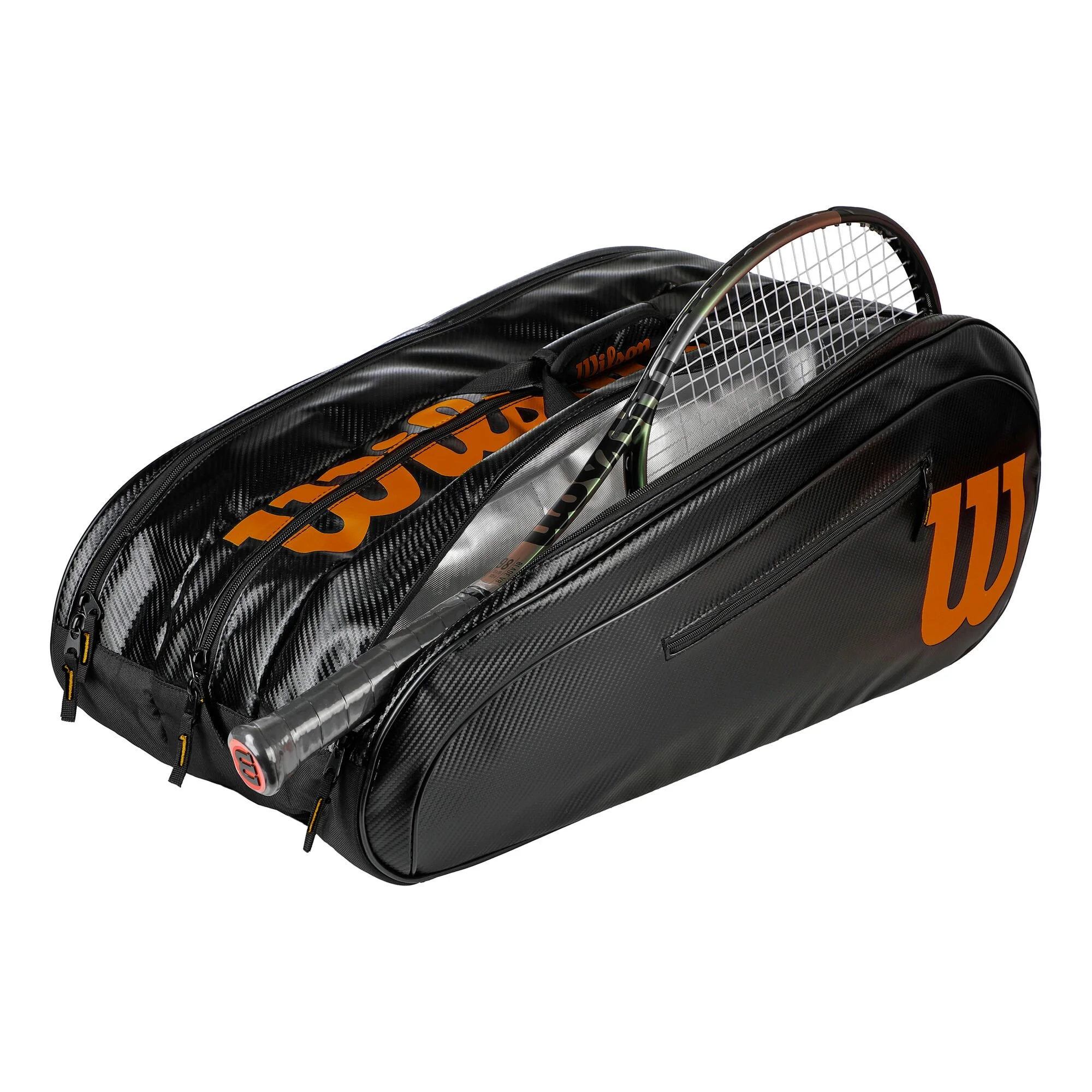 Wilson Elite Borsa Per Racchetta Da 15 Edizione Speciale - Nero, Beige - immagine 5