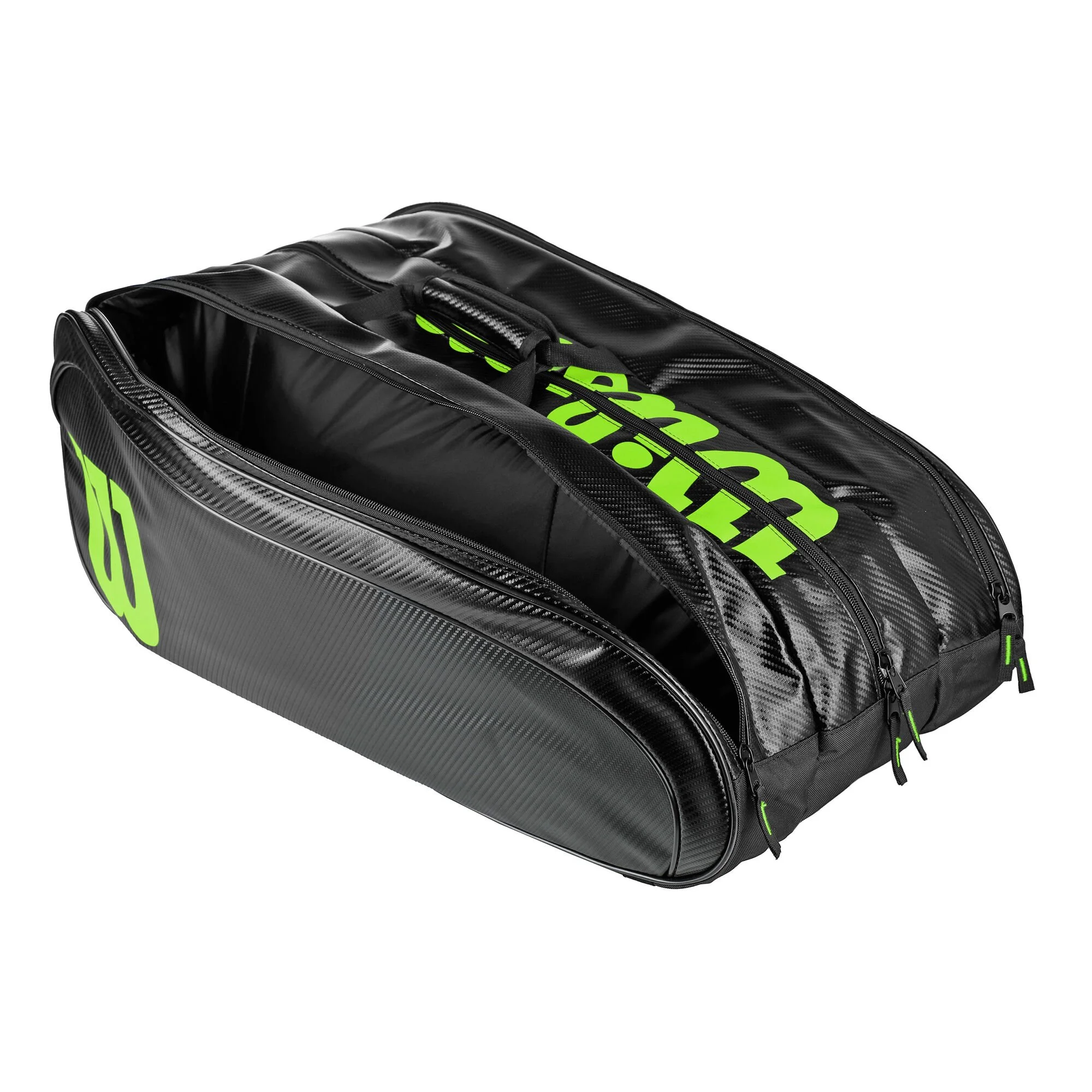 Wilson Elite Borsa Per Racchetta Da 15 Edizione Speciale - Nero, Lime - immagine 6